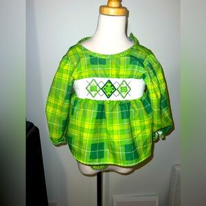 Marie Nicole boutique St Patrick’s Day outfit. Size 18-24m. Worn once
